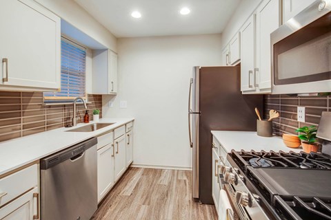 Kitchen with sink